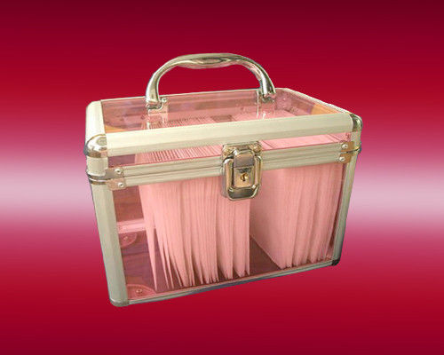 Soluzioni su misura di immagazzinamento nei contenitori di stoccaggio DVD del CD della copertina dura impermeabili