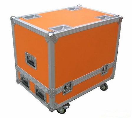 Caso di volo a ruote superficie di 2 del metallo ABS delle serrature per le audio attrezzature elettroniche