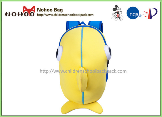 Il neoprene molle giallo scherza le borse di libro per la scuola/zainhi svegli della gioventù